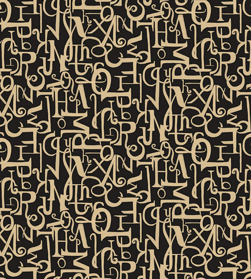 Verso Wallpaper by Tres Tintas Negro