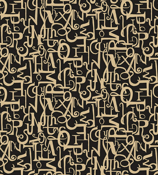 Verso Wallpaper by Tres Tintas Negro