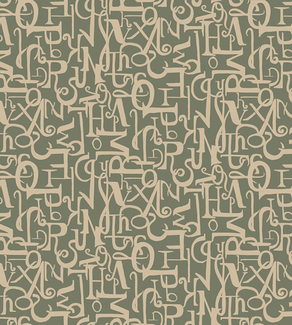Verso Wallpaper by Tres Tintas Verde