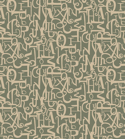 Verso Wallpaper by Tres Tintas Verde