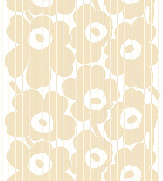 Vesi Unikko Mural by Marimekko Butter Yellow