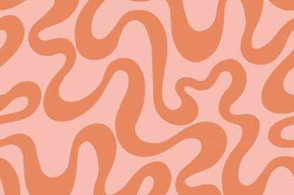 Vibe Pink & Orange wallpaper by Hovia