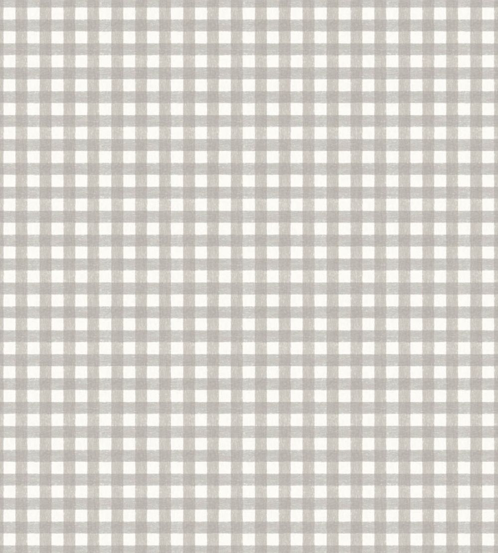Vichy Check Wallpaper by Woodchip & Magnolia Latte