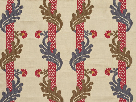 Victor Hugo Bordures Fabric by Le Manach in Victor Hugo Bordures B02/B93/B46/B58 (L3101_VICTOR_HUGO_Bordures_B02_B93_B46_B58_FI)