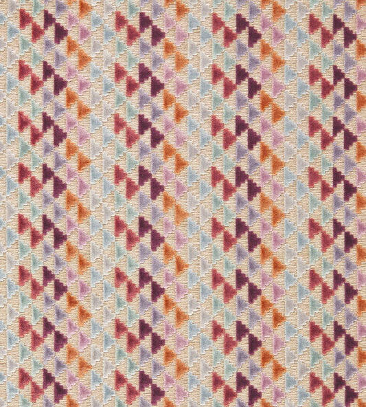 Vidi Fabric by Harlequin Lilac/Aubergine/Cornflower