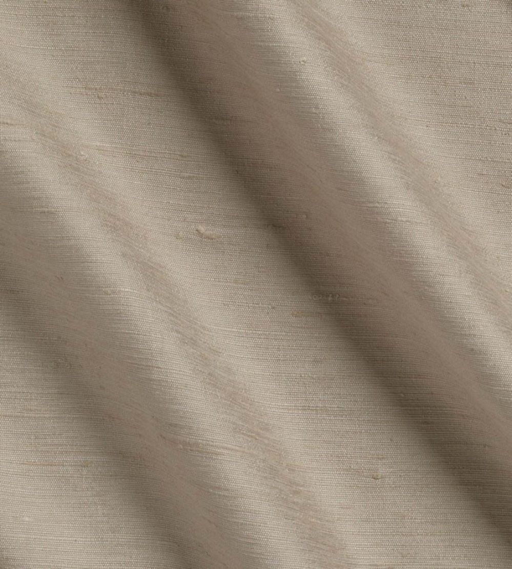 Vienne Silk Fabric by James Hare Latte
