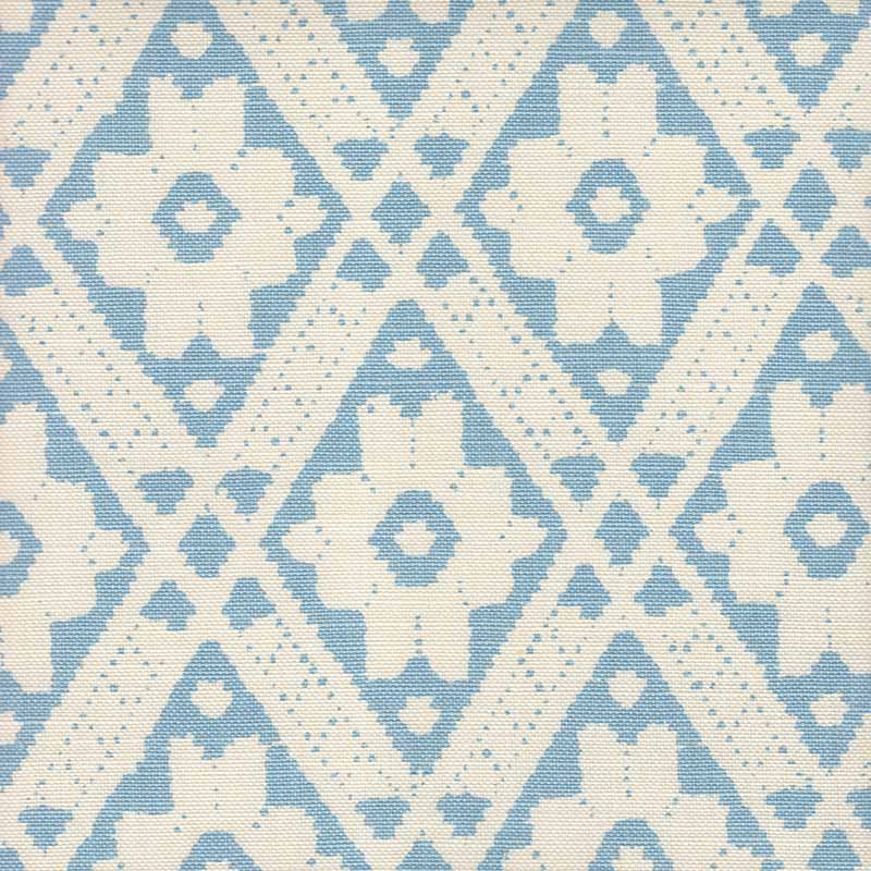 Viennese Sky Blue fabric by Quadrille