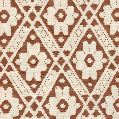 Viennese Mocha fabric by Quadrille