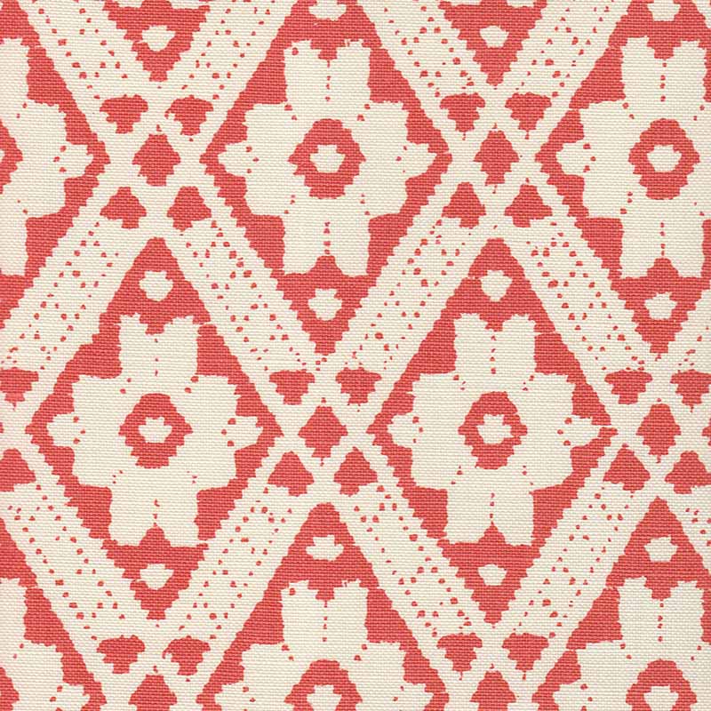 Viennese Terracotta fabric by Quadrille