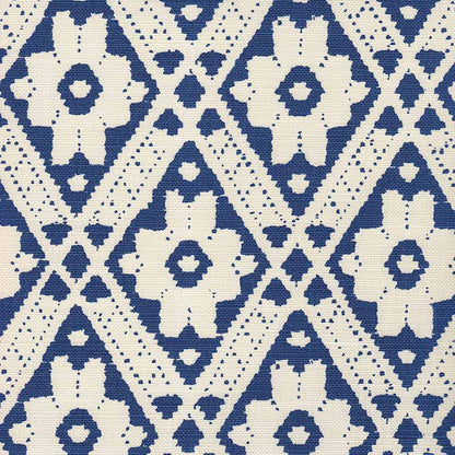 Viennese New Navy fabric by Quadrille
