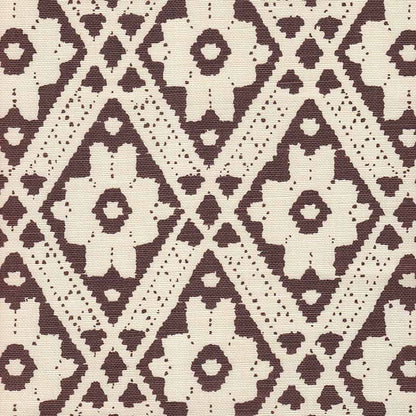 Viennese Brown fabric by Quadrille