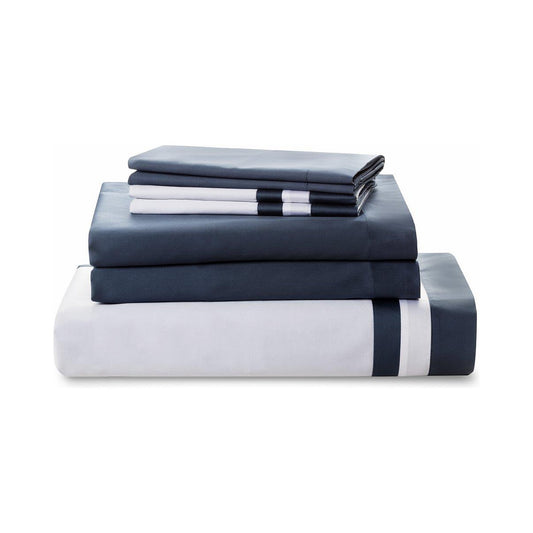 Vilanova Sateen Sheet Set by Downright, product shot on white