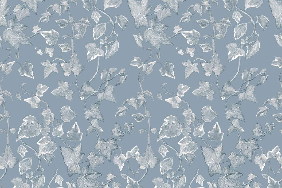 Vine Blue wallpaper by Hovia