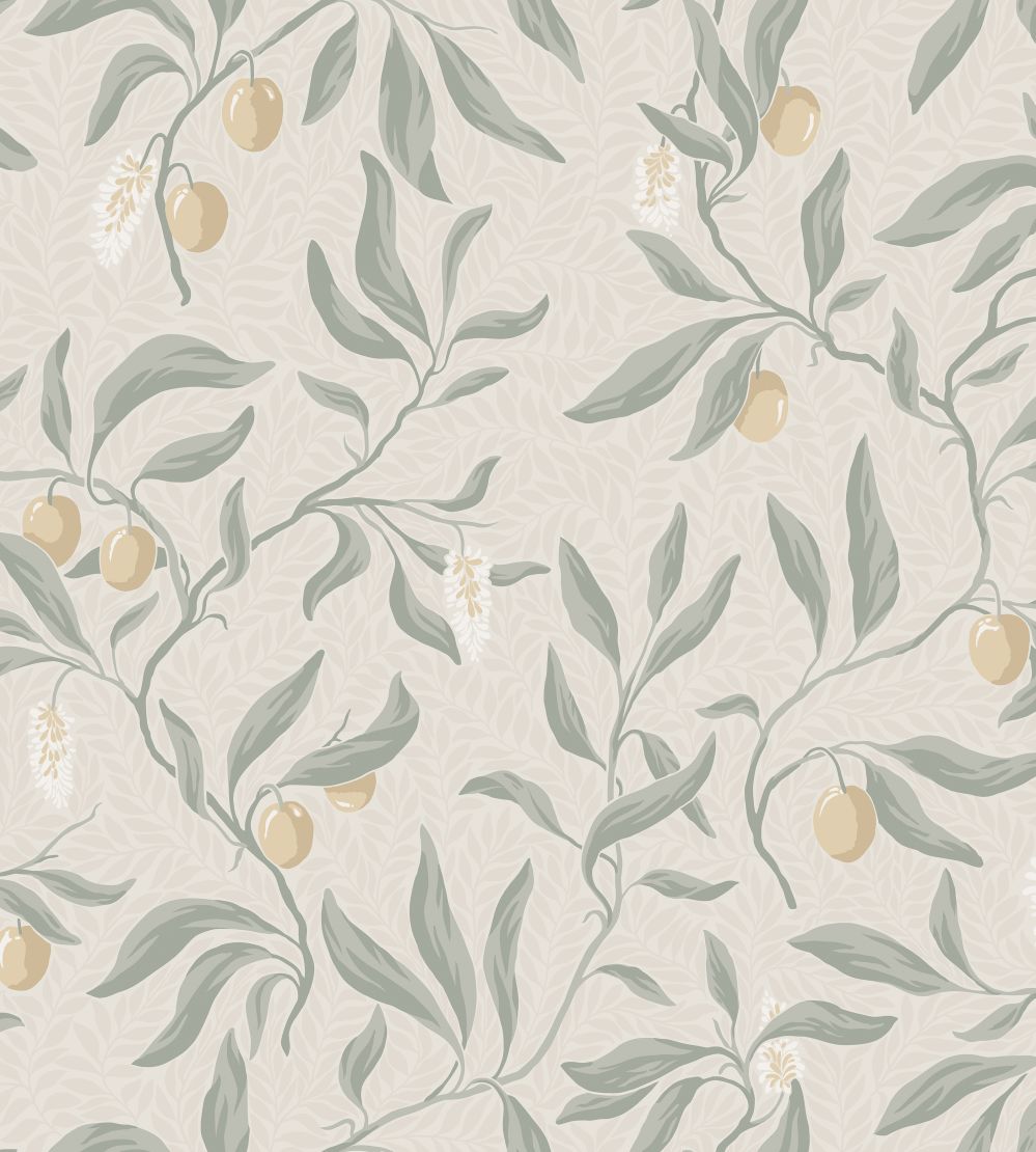 Vinnie Wallpaper by Sandberg Sage Green