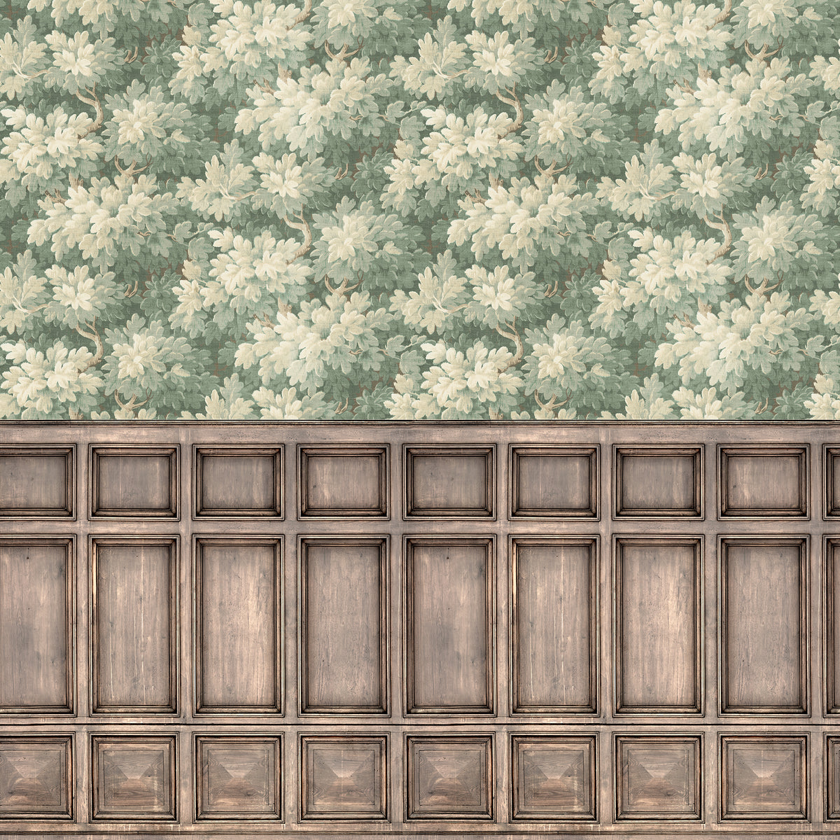 Vintage Foliage Panels mural by Rebel Walls
