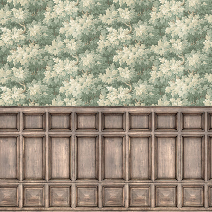 Vintage Foliage Panels mural by Rebel Walls