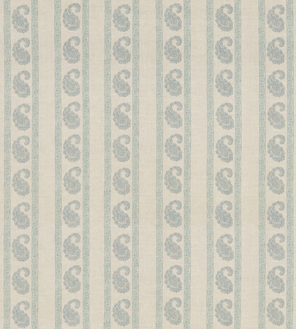Vintage Paisley Fabric by GP & J Baker Blue