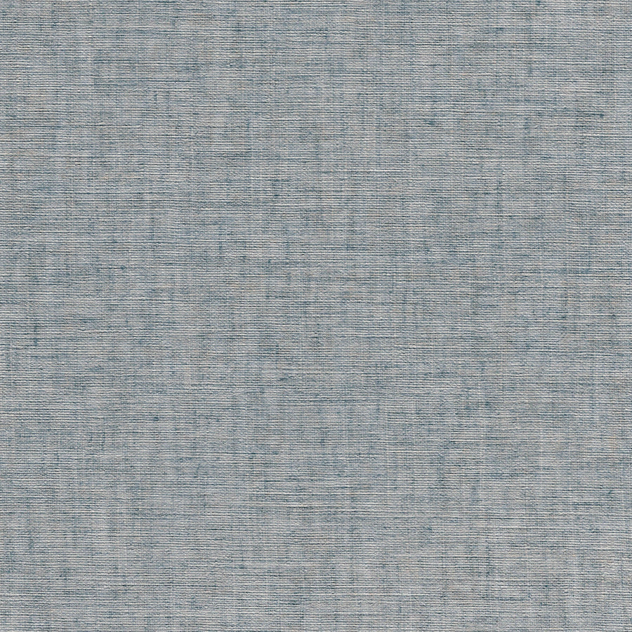 Vinyl Belgian Linen Wallpaper by Phillip Jeffries in Delft Blue (PJ 4638)
