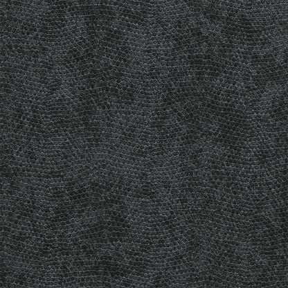 Vinyl Snakeskin Wallpaper by Phillip Jeffries in Black Mamba (PJ 8076)