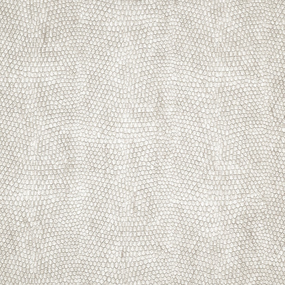 Vinyl Snakeskin Wallpaper by Phillip Jeffries in White Fang (PJ 10247)
