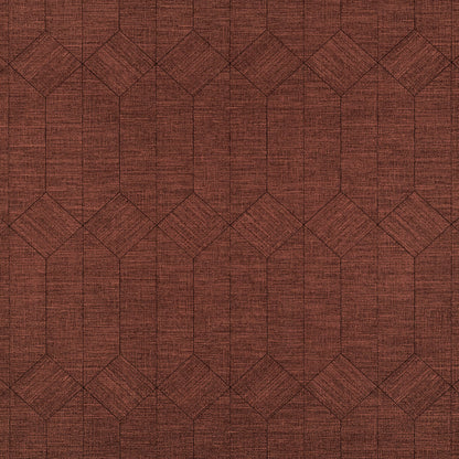 Vinyl Voyage Wallpaper by Phillip Jeffries in Brick Red (PJ 34501)