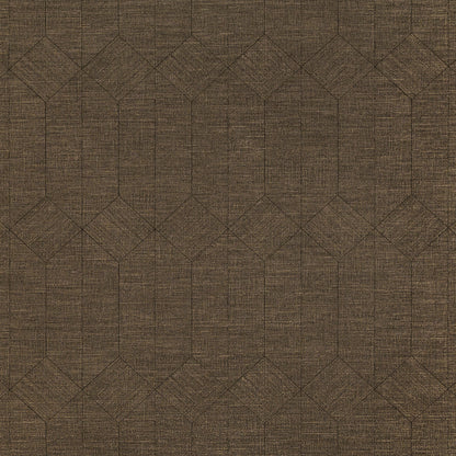 Vinyl Voyage Wallpaper by Phillip Jeffries in Mocha Brown (PJ 34502)