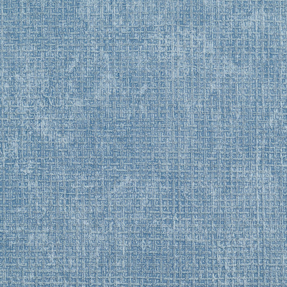 Vinyl Washed Weave Wallpaper by Phillip Jeffries in Blue River (PJ 22602)