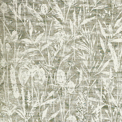 Violet Grasses Moss fabric by Sanderson