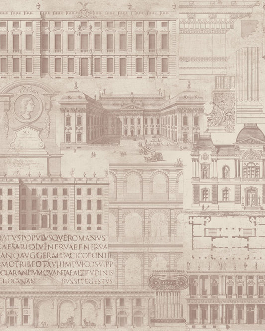 Vitruvius Taupe wallpaper by MINDTHEGAP