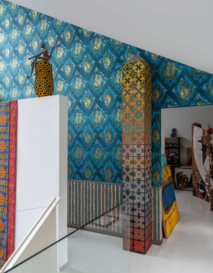 Viva la Vida Wallpaper by Pierre Frey shown in a room setting (view 1)