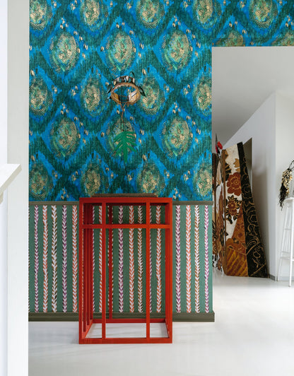 Viva la Vida Wallpaper by Pierre Frey shown in a room setting (view 2)