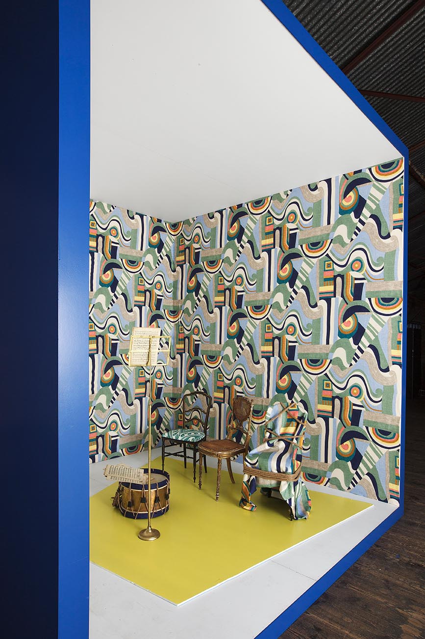Vladimir Fabric by Pierre Frey shown in a room setting (view 1)