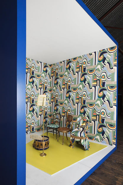 Vladimir Fabric by Pierre Frey shown in a room setting (view 1)