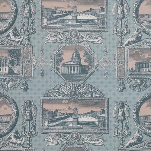 Les Vues de Paris Fabric by Marvic Textiles in Sky