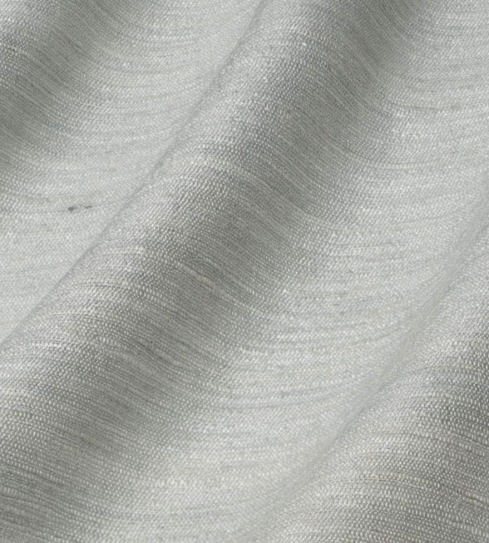 Vyne Silk Fabric by James Hare French Grey
