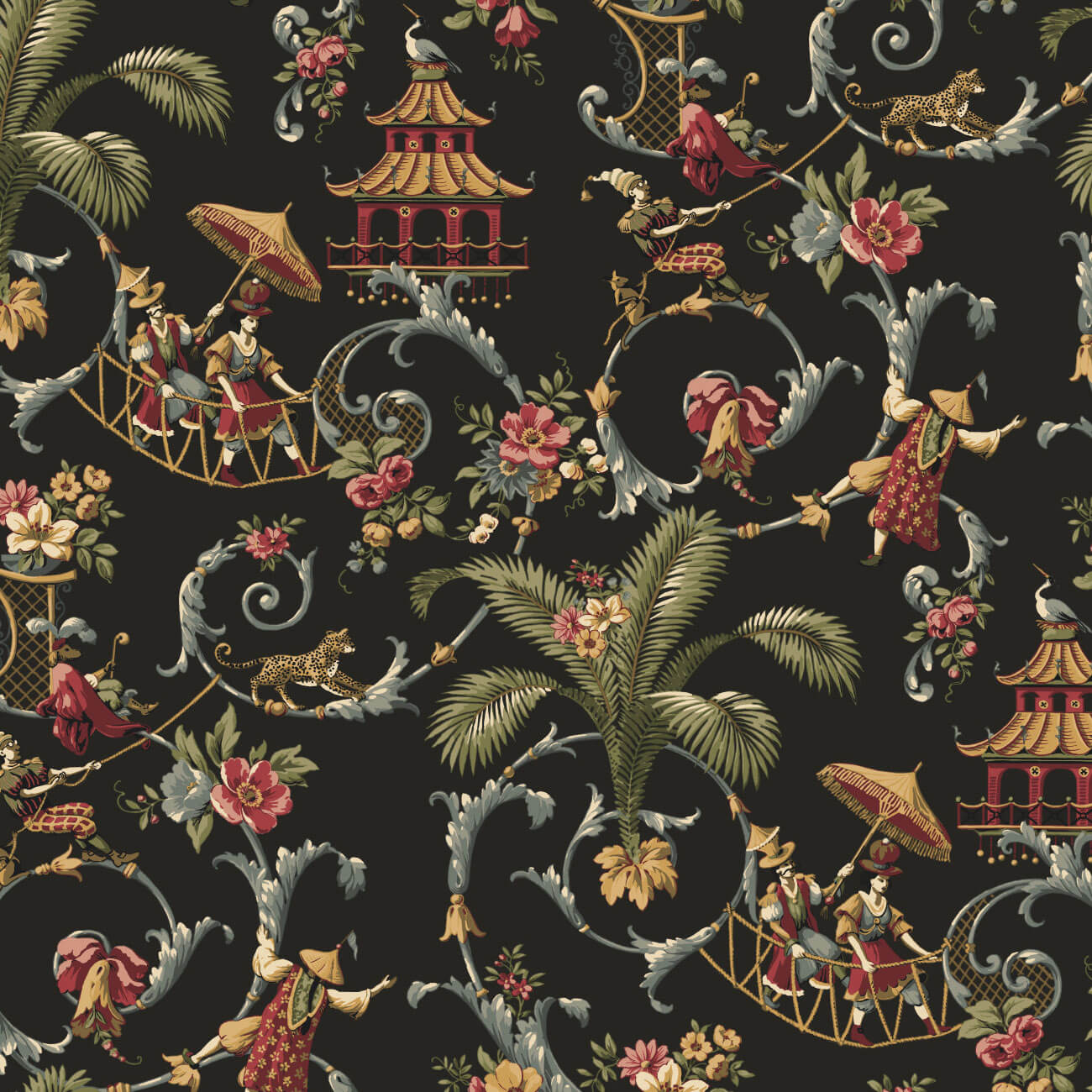 Mandarin Rose Wallpaper