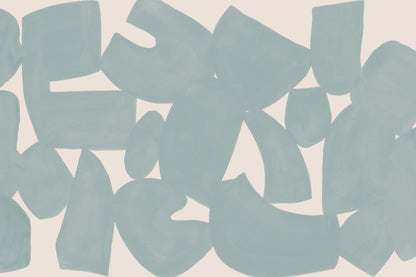Wabi Blue mural by Hovia