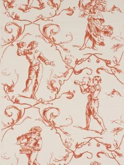 Wallpaper Sintra by Pierre Frey in Tomate (FP181004)