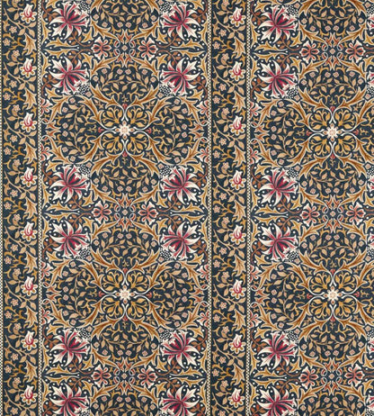 Walthamstow Fabric by Morris & Co Indigo/Gold