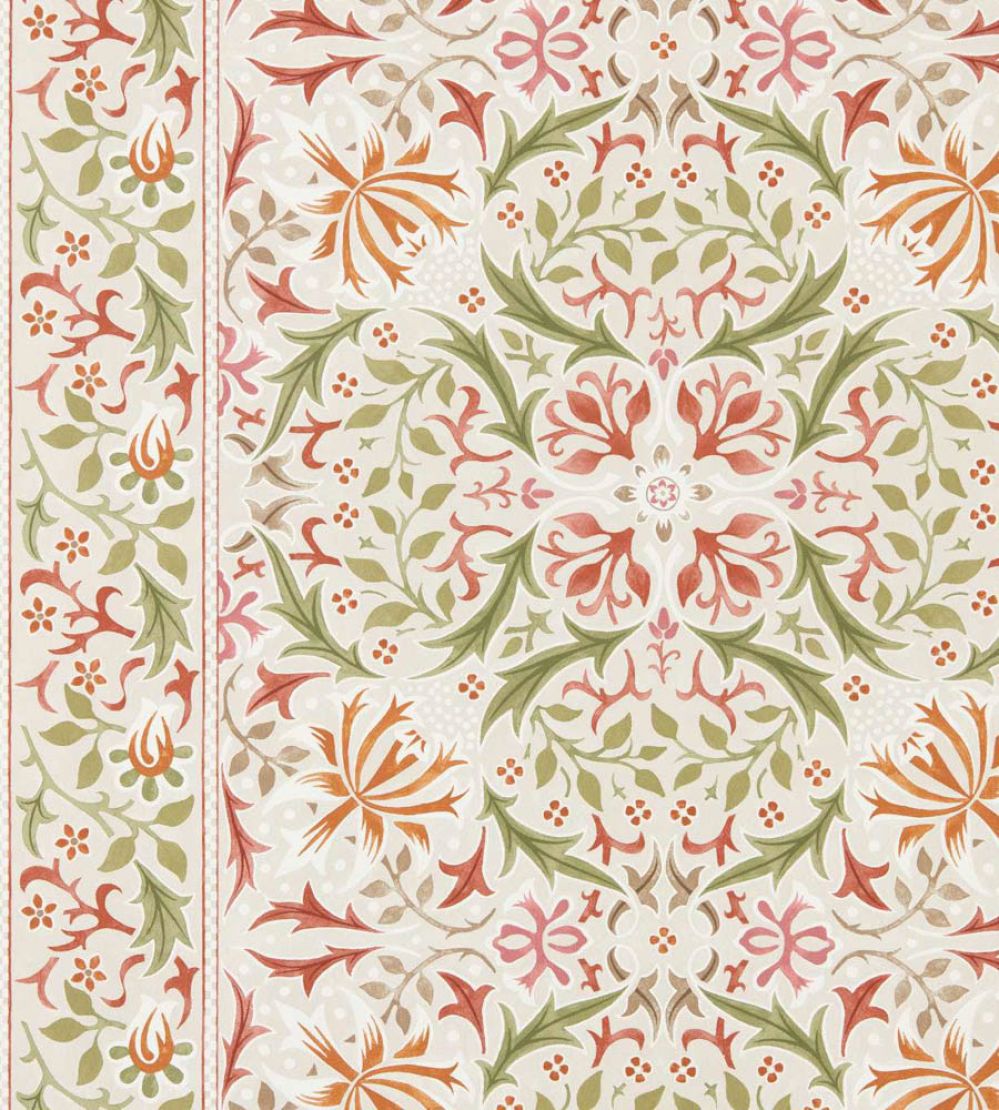 Walthamstow Wallpaper by Morris & Co Rose/Nettle