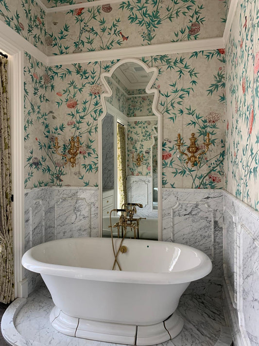 Walzin Chinoiserie Mural by Watts 1874 in Antibes - Non-Woven Paper