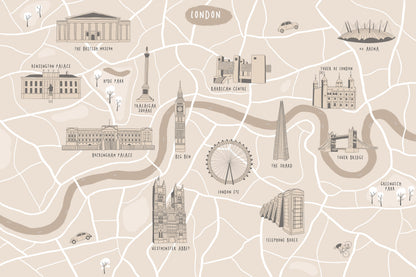 Wander London mural by Hovia