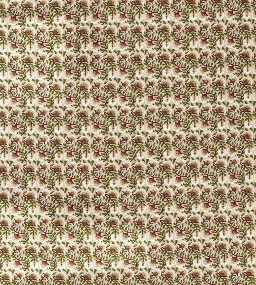 Wardle Weave Outdoor Fabric by Morris & Co Madder/Forest