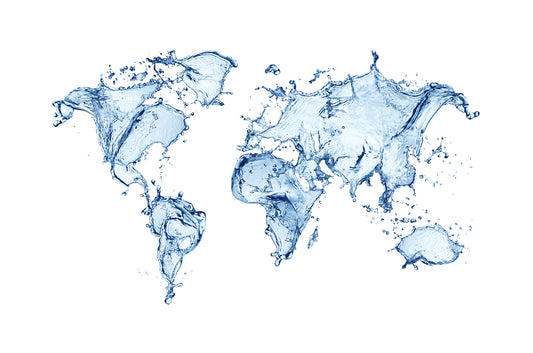Water World Blue mural by Rebel Walls