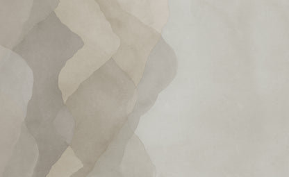 Watercolor Vertical Beige mural by Rebel Walls