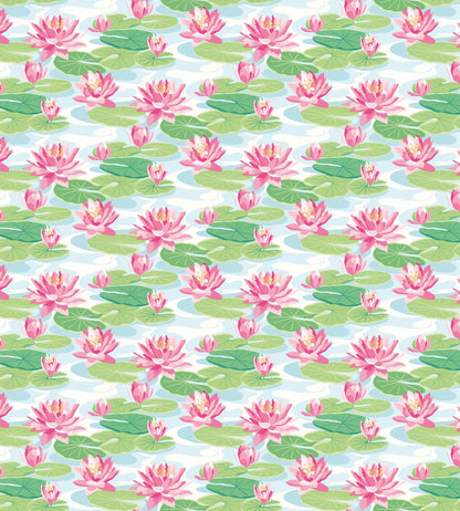 Waterlily Wallpaper by Ohpopsi Sky & Rose