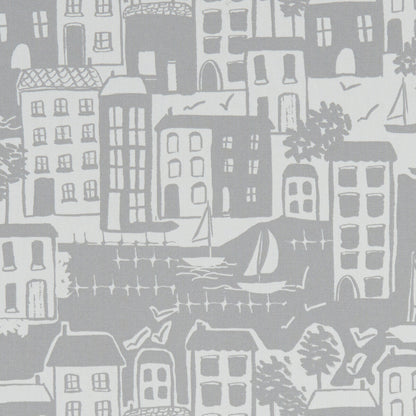 Waterside Grey fabric by Clarke & Clarke