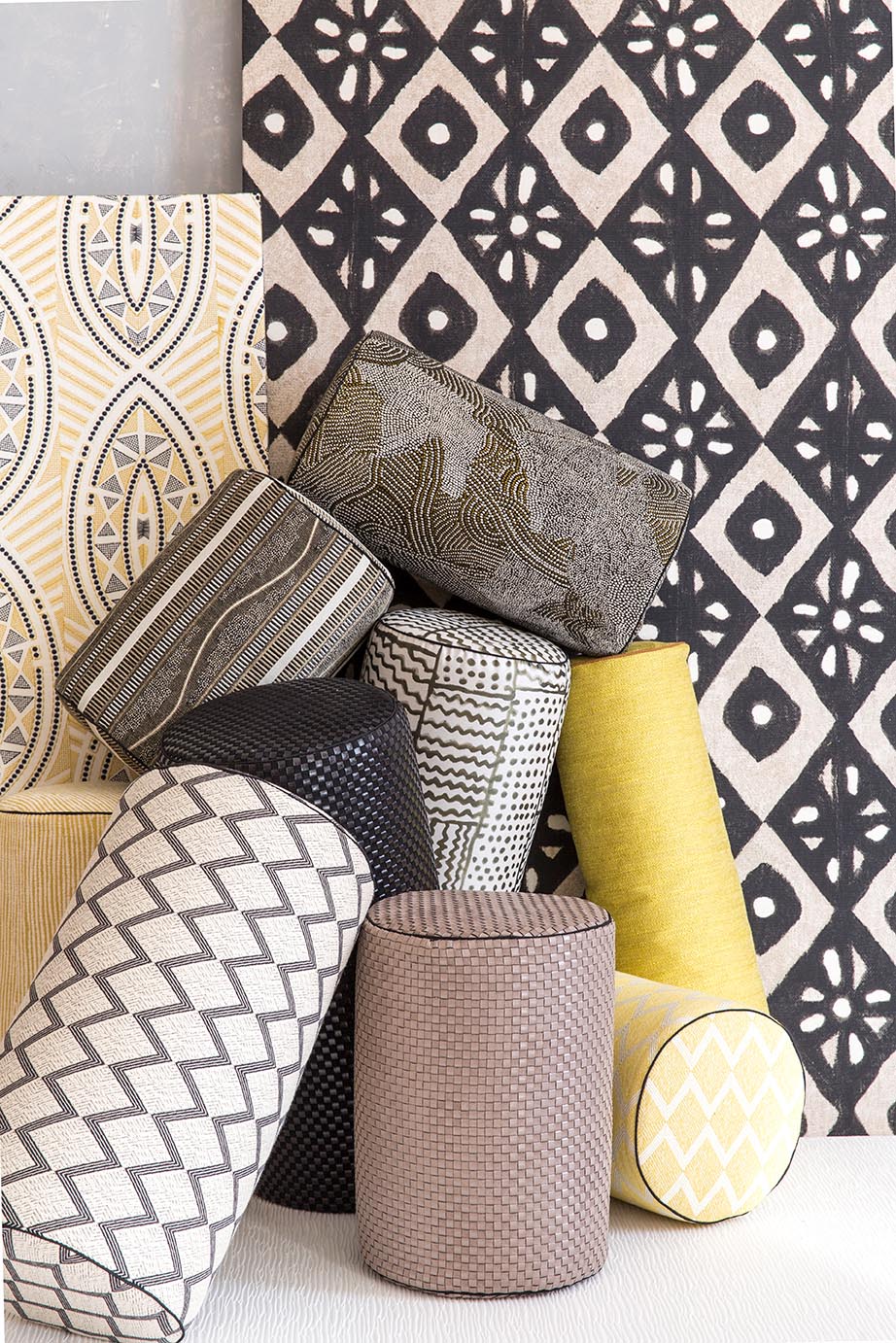 Watom Fabric by Pierre Frey shown in a room setting (view 1)