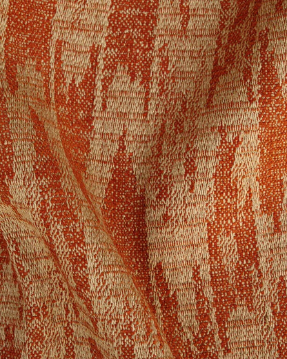 Wave Dune fabric by Coordonné in Clay, flat pattern view
