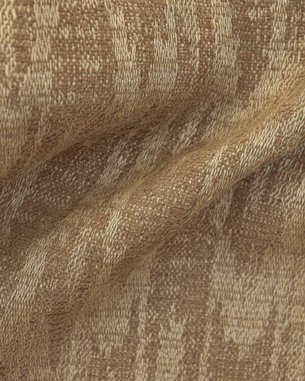 Wave Dune fabric by Coordonné in Jute, flat pattern view